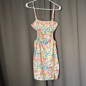 Silky spring dress